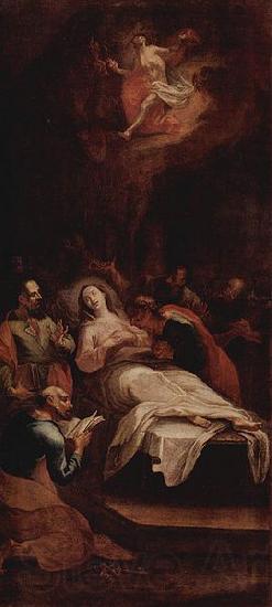 UNTERBERGER, Michelangelo Tod der Maria Norge oil painting art